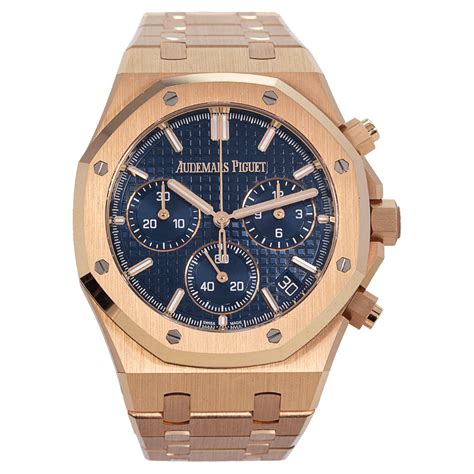 audemars piguet royal oak chronograph 41 gold diamond|rose gold Audemars Piguet price.